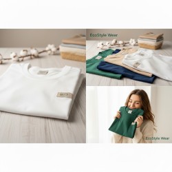 Basic Crew Neck Shirt (Unisex) aus 100% Bio-Baumwolle